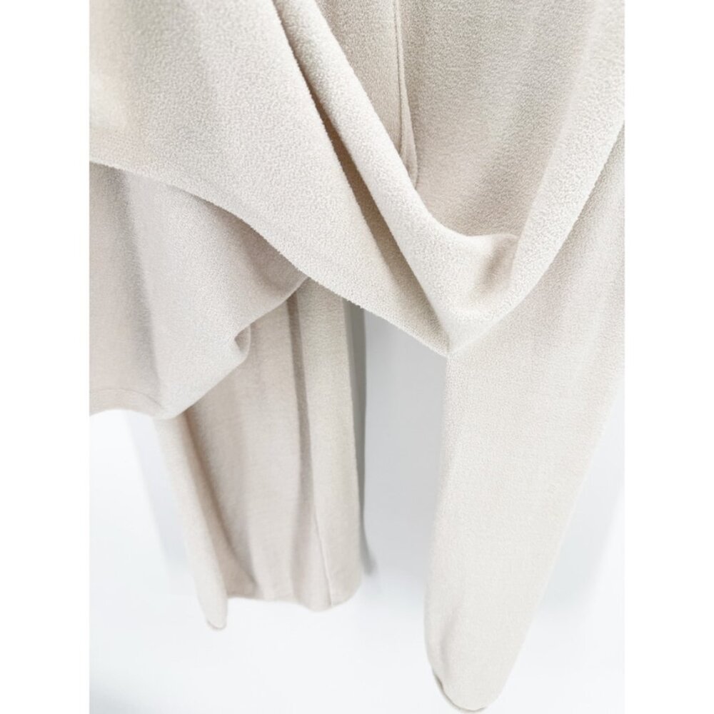 Barefoot Dreams Cozychic Ultra Lite Long Cardigan Duster M Stone - Picture 7 of 11